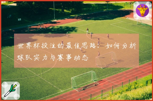 世界杯投注的最佳思路：如何分析球队实力与赛事动态